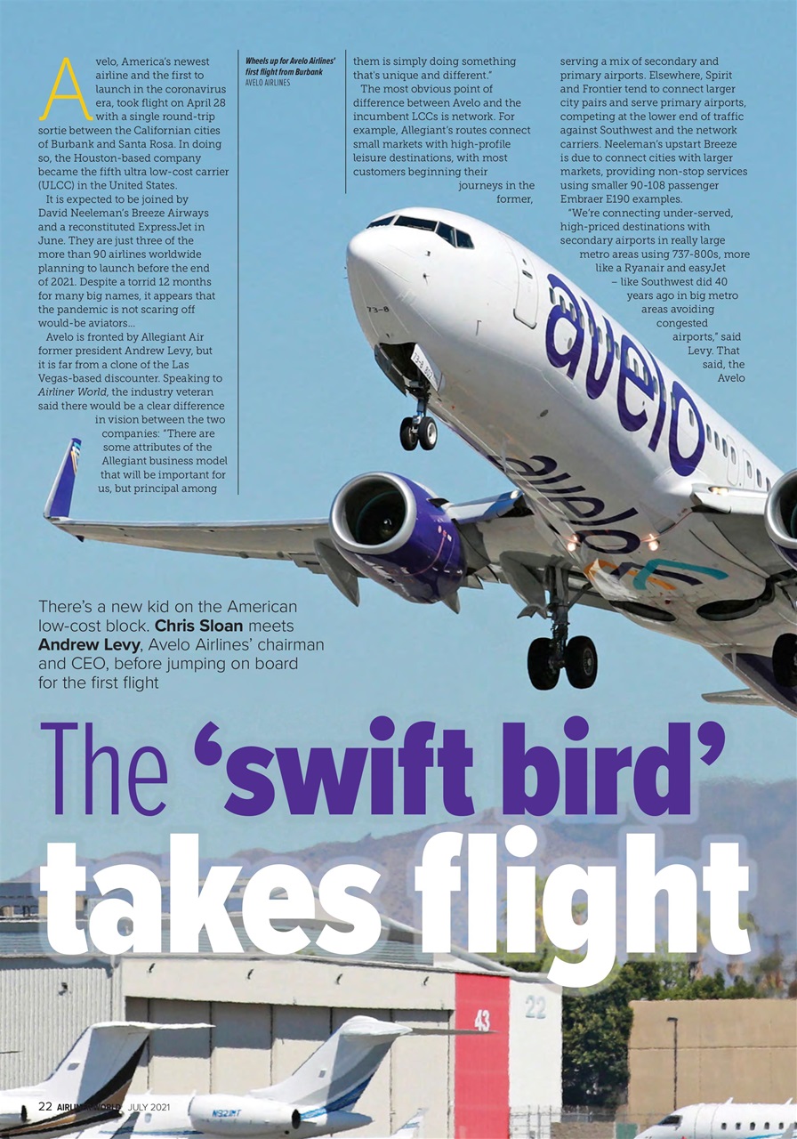 Airliner World Preview Pages