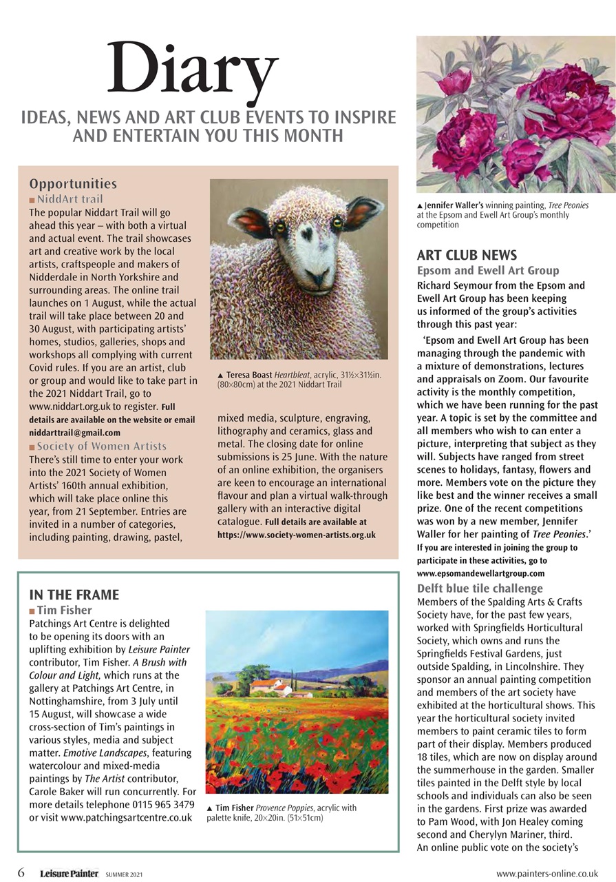 Leisure Painter & The Artist Preview Pages