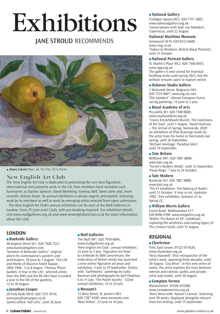 Leisure Painter & The Artist Preview Pages