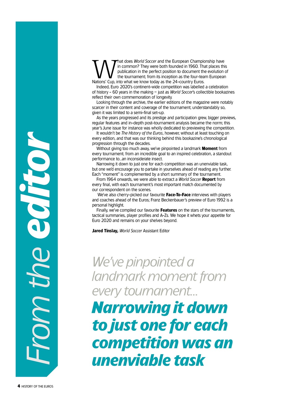 World Soccer Presents Preview Pages