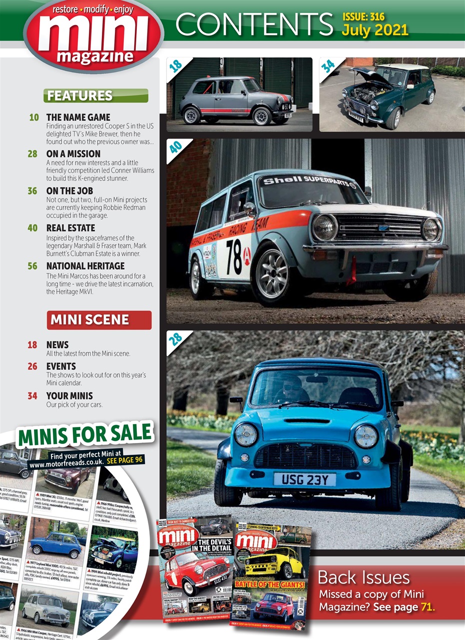 Mini Magazine Preview Pages