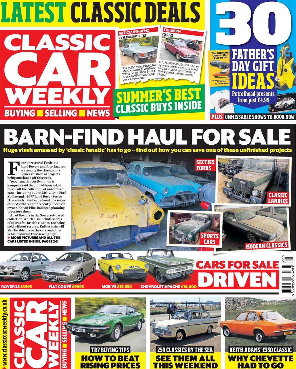 Classic Car Weekly Preview Pages