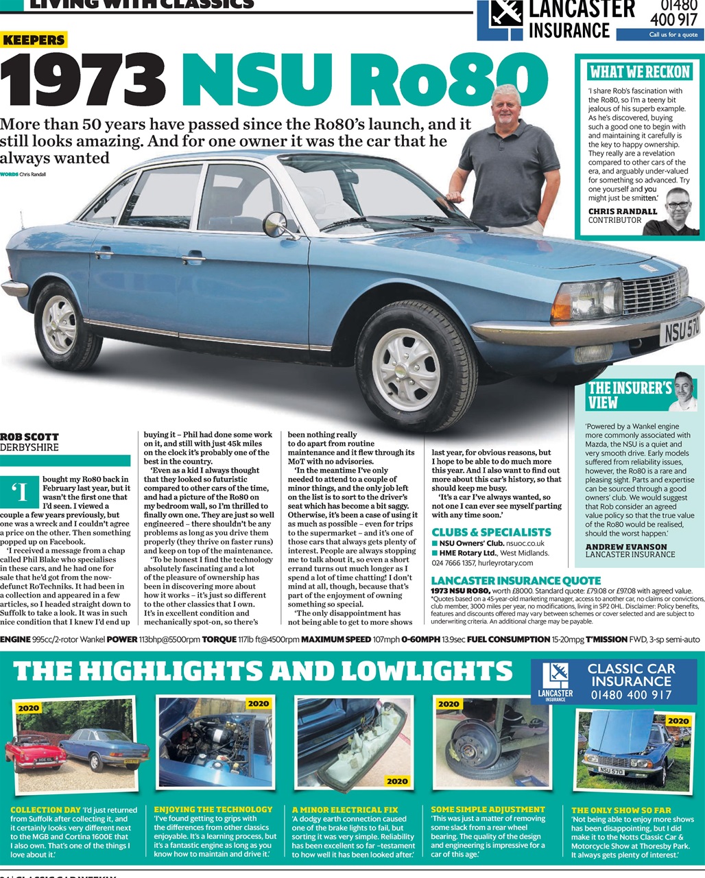 Classic Car Weekly Preview Pages