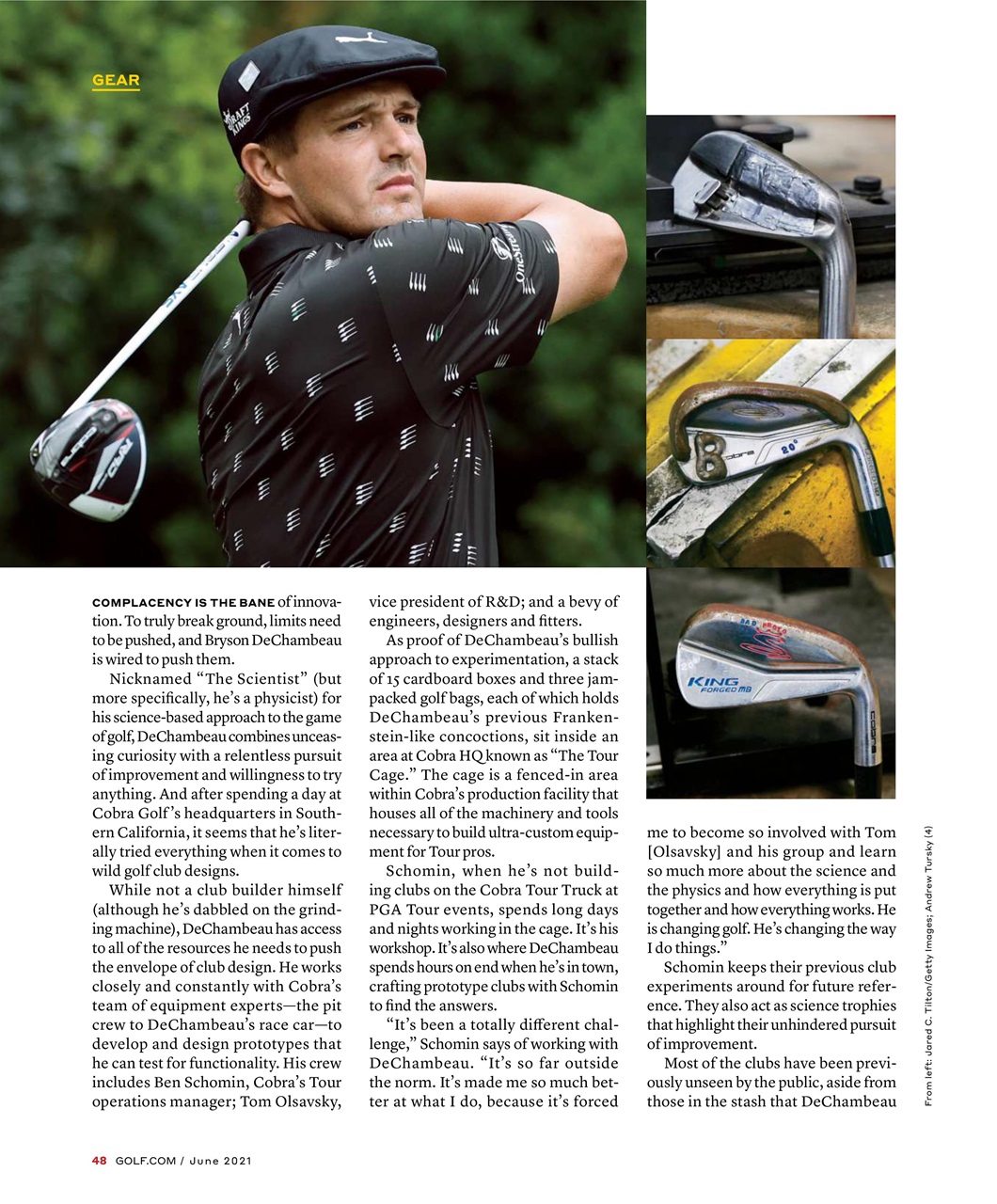 Golf Magazine Preview Pages