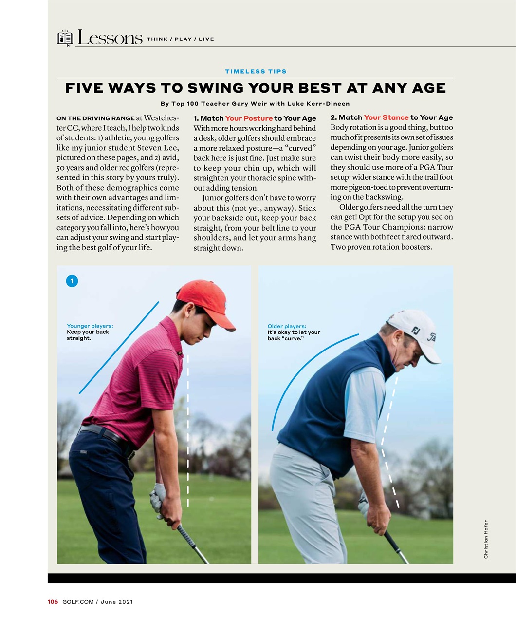 Golf Magazine Preview Pages