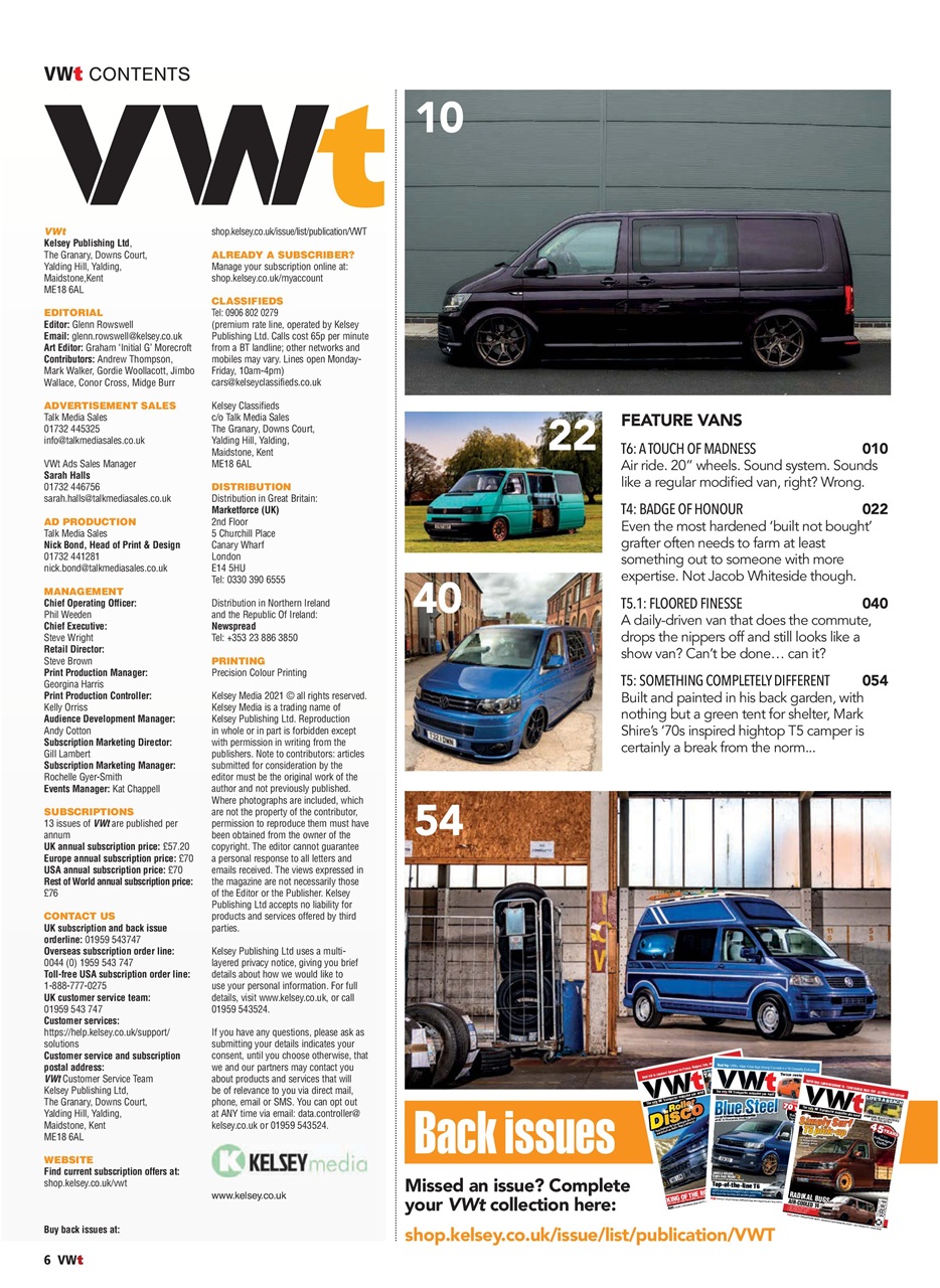 VWt Magazine Preview Pages
