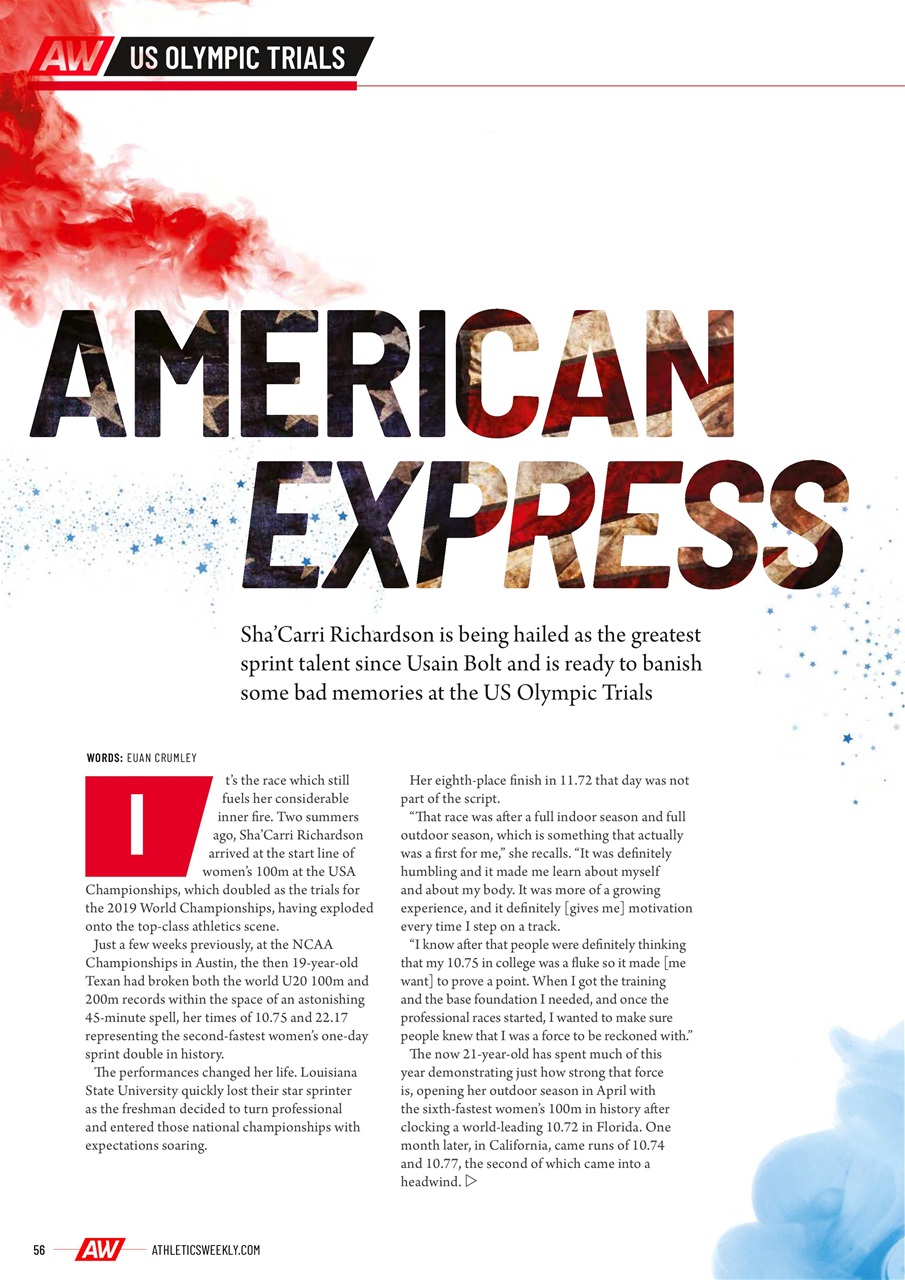 AW – Athletics Weekly Magazine Preview Pages