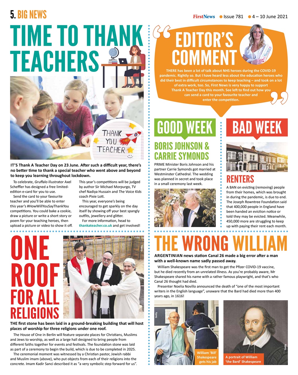 First News Preview Pages