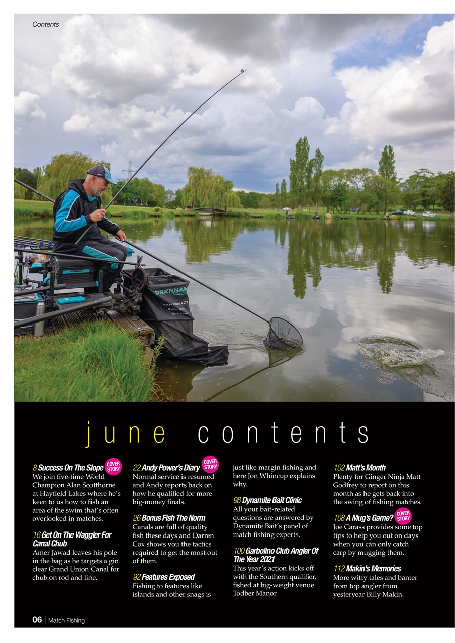 Match Fishing Preview Pages