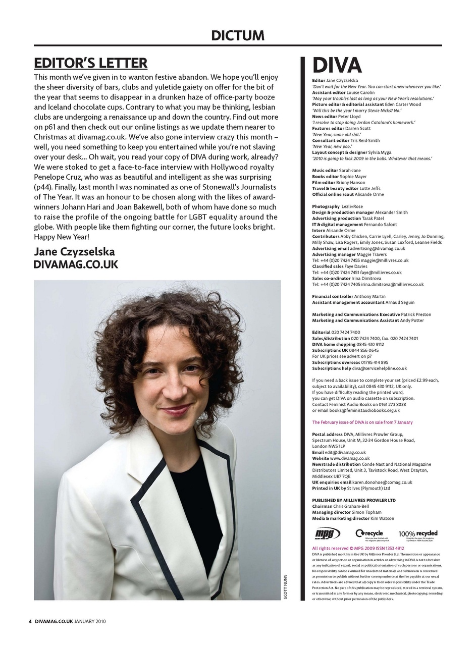 DIVA Magazine Preview Pages