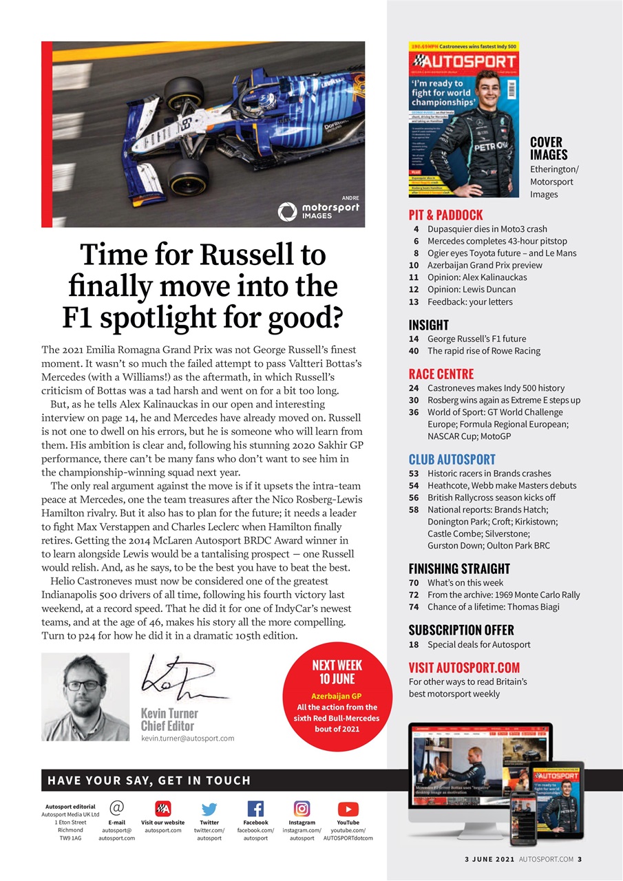 Autosport Preview Pages