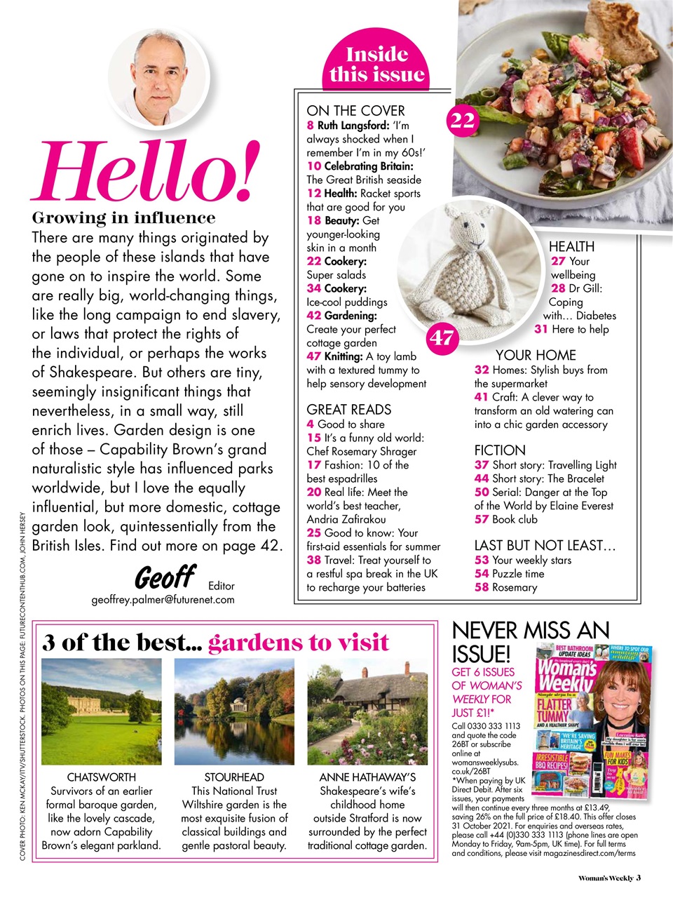 Woman's Weekly Preview Pages