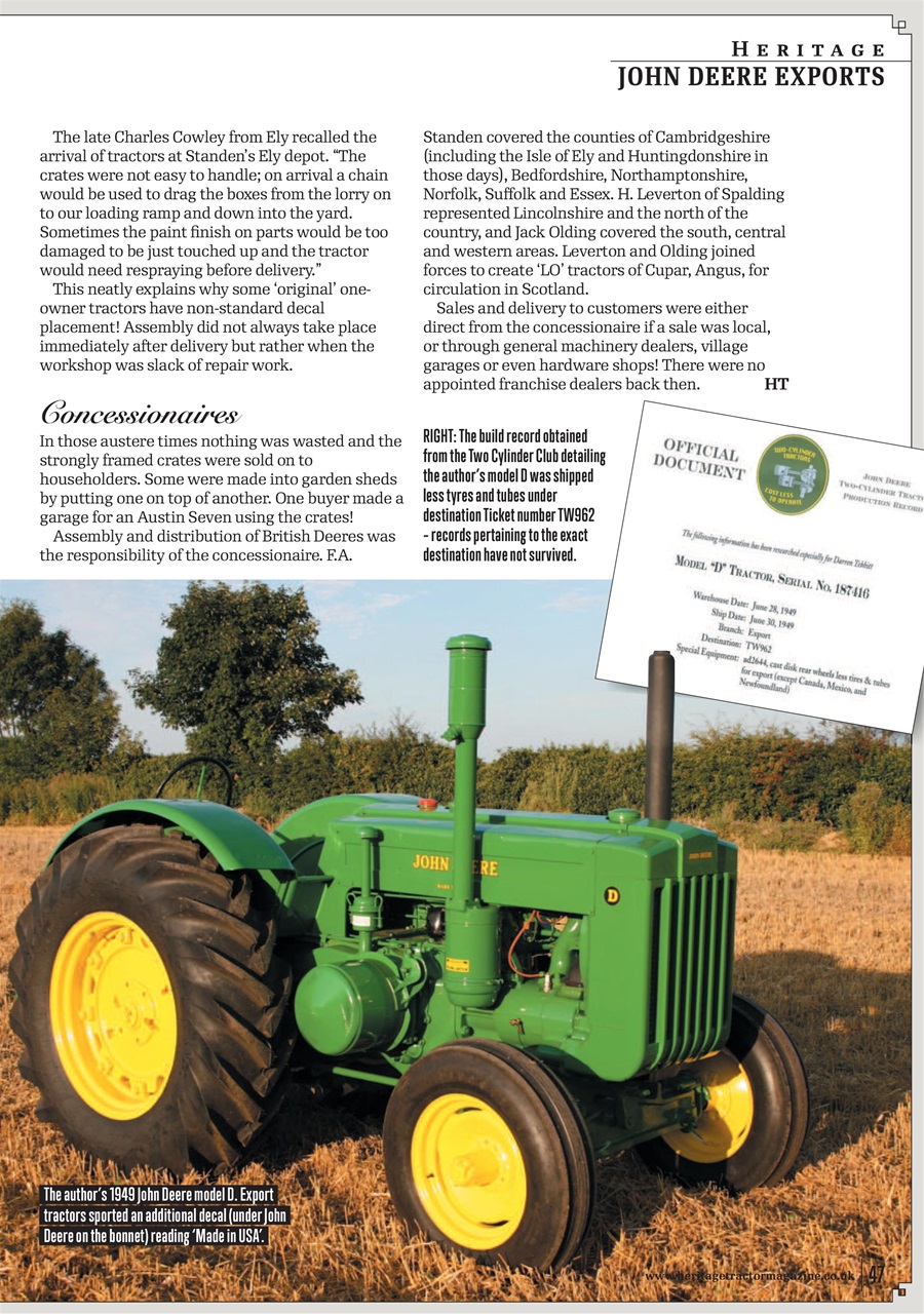 Classic Tractor Preview Pages