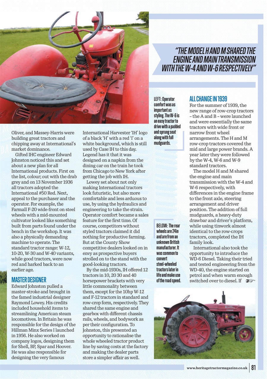 Classic Tractor Preview Pages