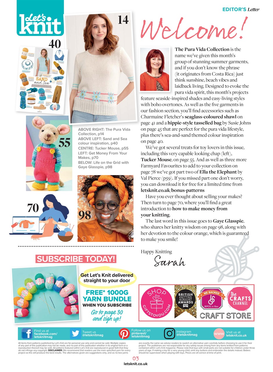 Let's Knit Preview Pages