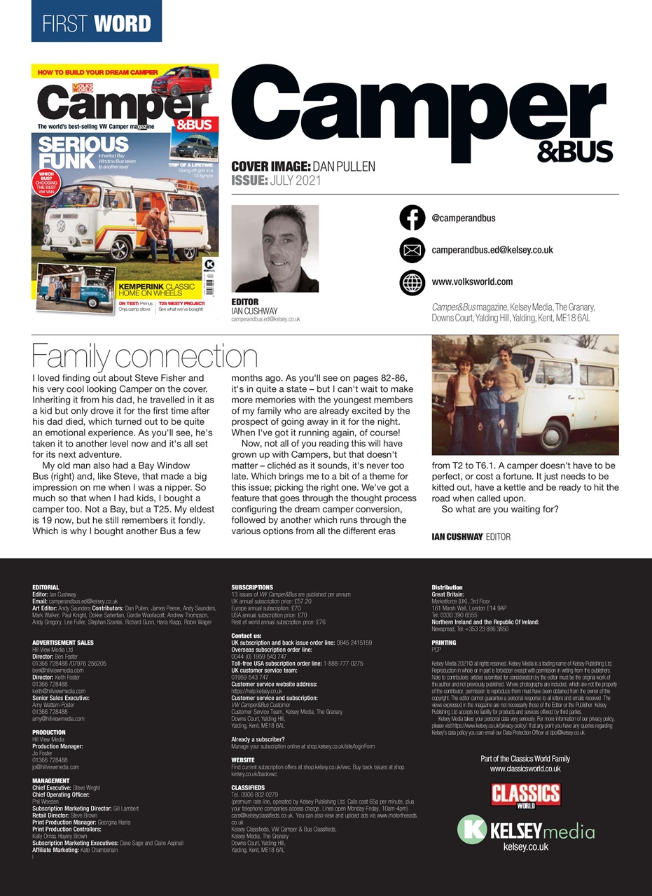 VW Camper Preview Pages