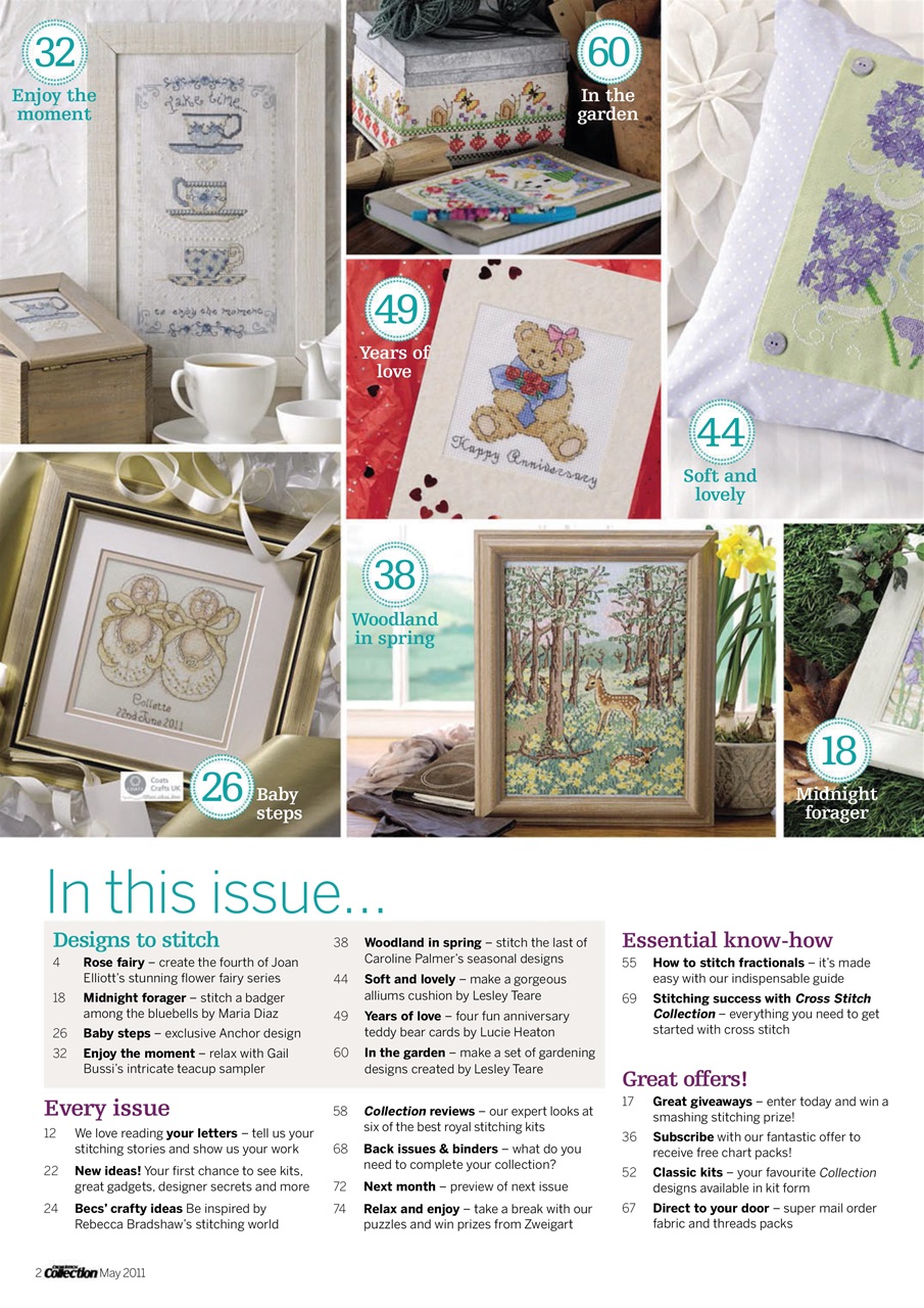 Cross Stitch Collection Preview Pages