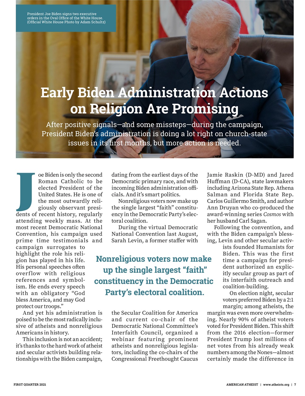 American Atheist Preview Pages