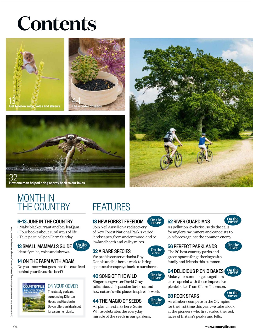 BBC Countryfile Magazine Preview Pages