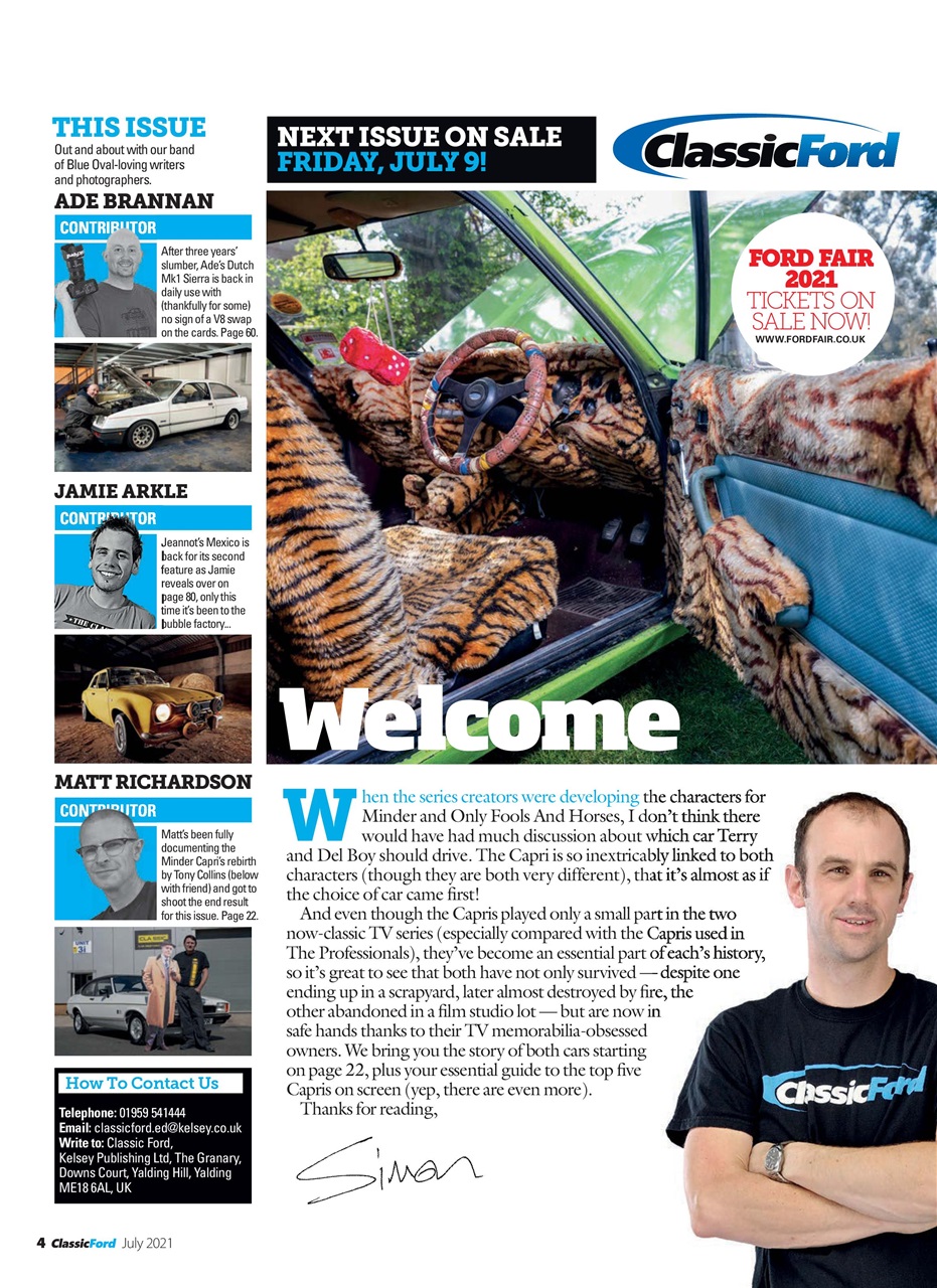 Classic Ford Preview Pages