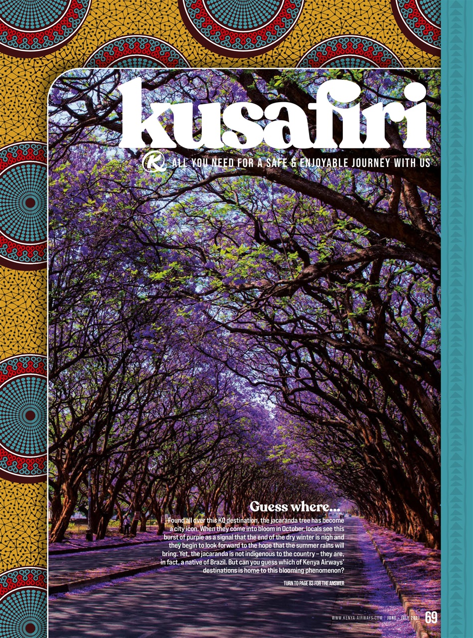 MSAFIRI – Kenya Airways Inflight Preview Pages