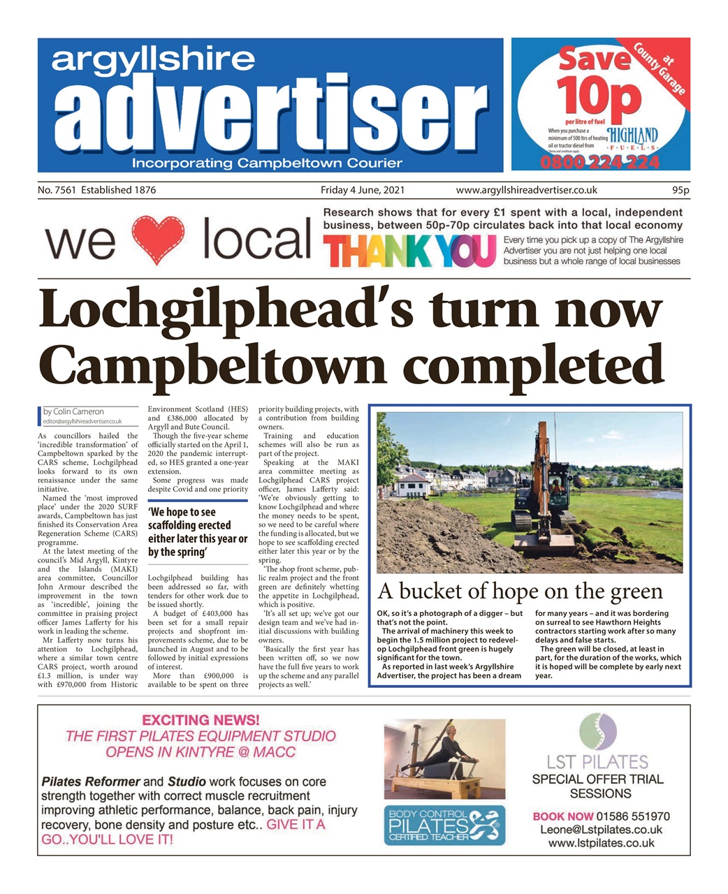 Argyllshire Advertiser Preview Pages