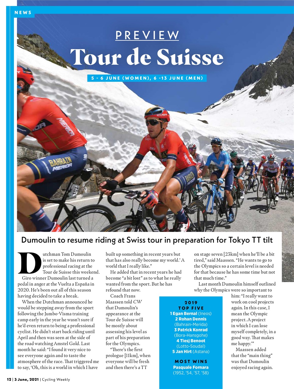 Cycling Weekly Preview Pages