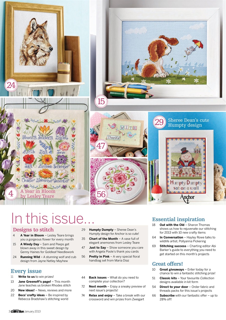Cross Stitch Collection Preview Pages