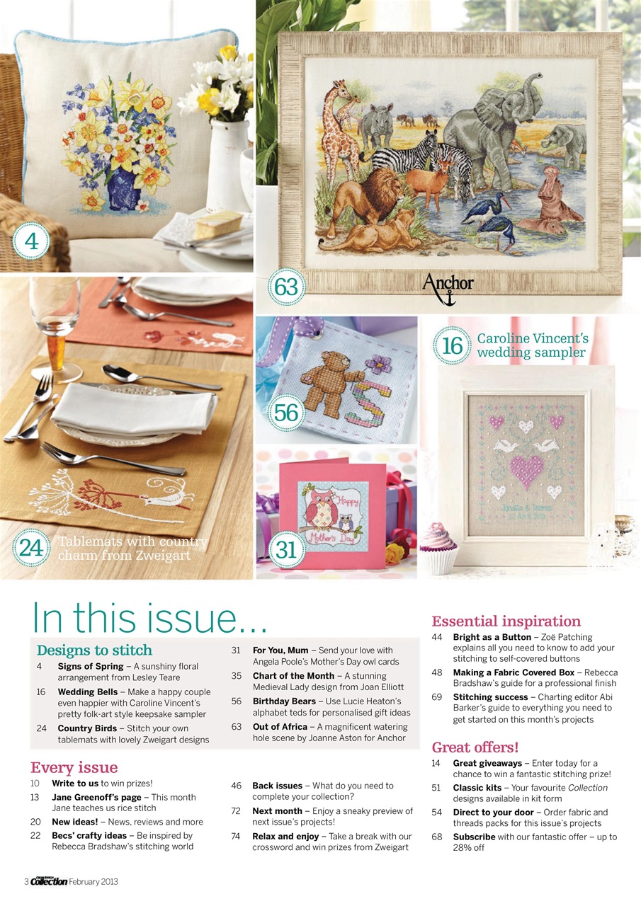 Cross Stitch Collection Preview Pages