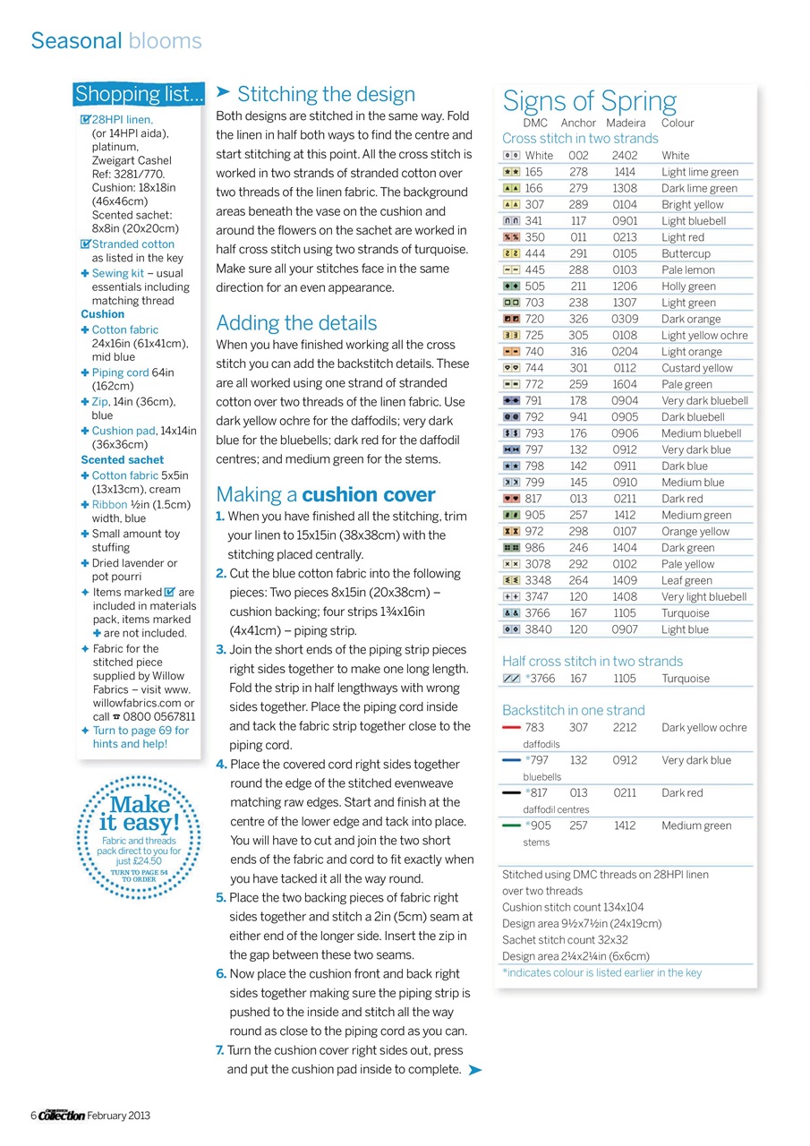 Cross Stitch Collection Preview Pages