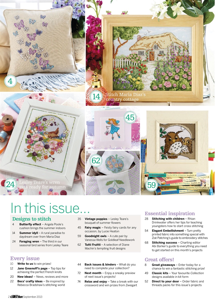 Cross Stitch Collection Preview Pages