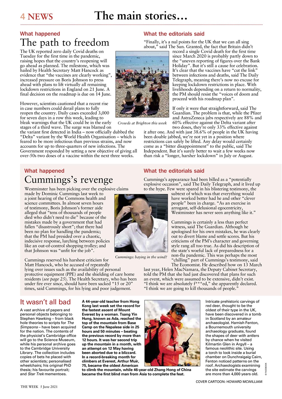 The Week Preview Pages