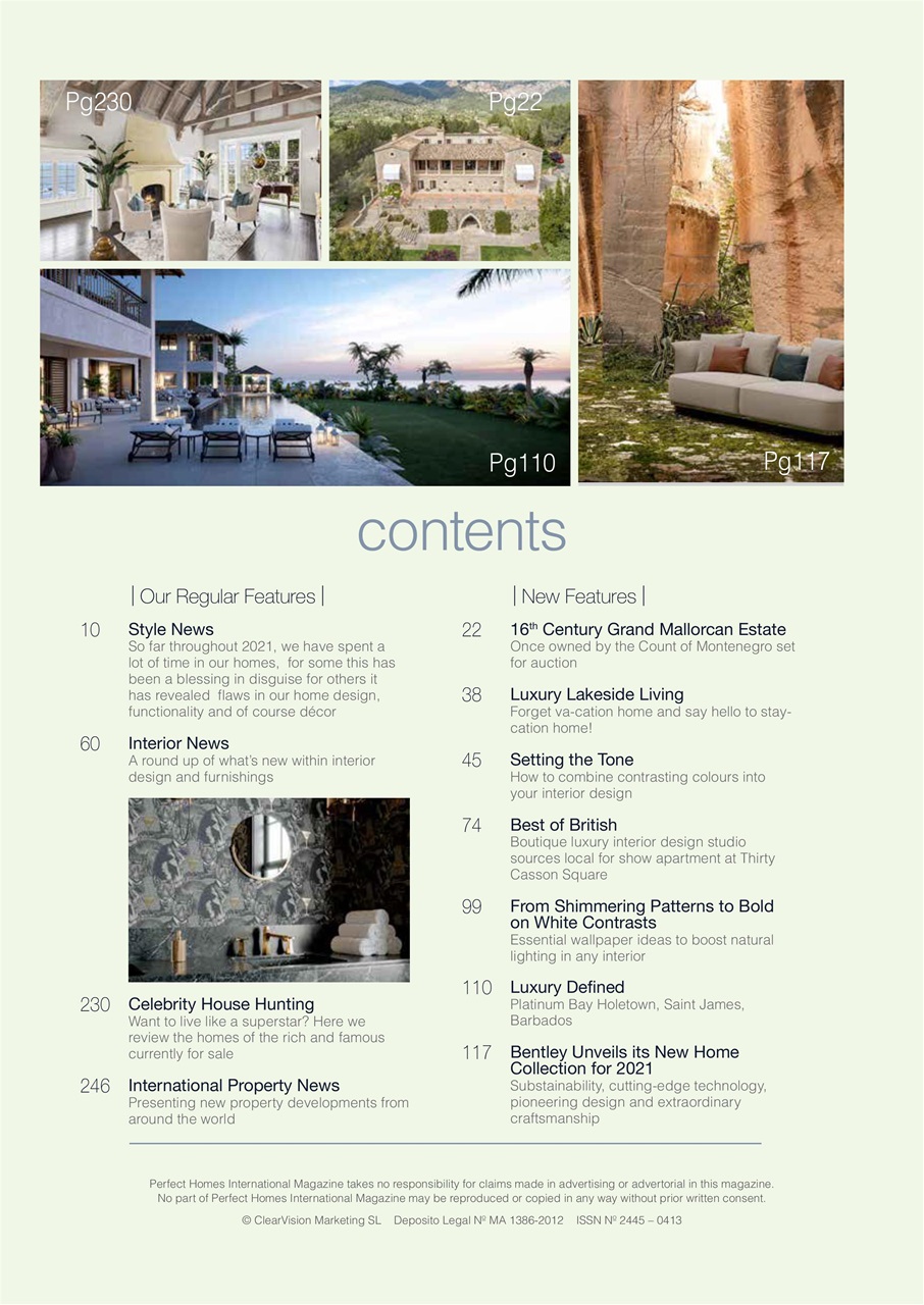 Perfect Homes Preview Pages