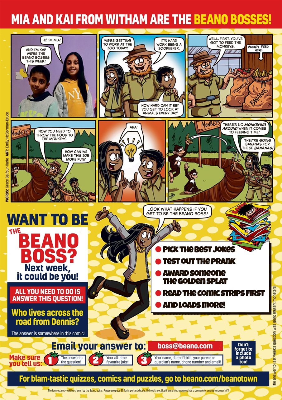 Beano Preview Pages