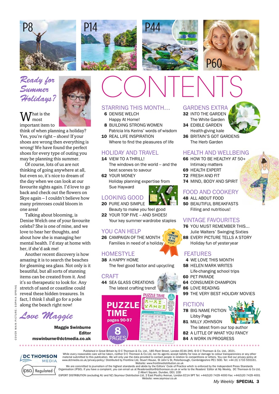 My Weekly Special Preview Pages