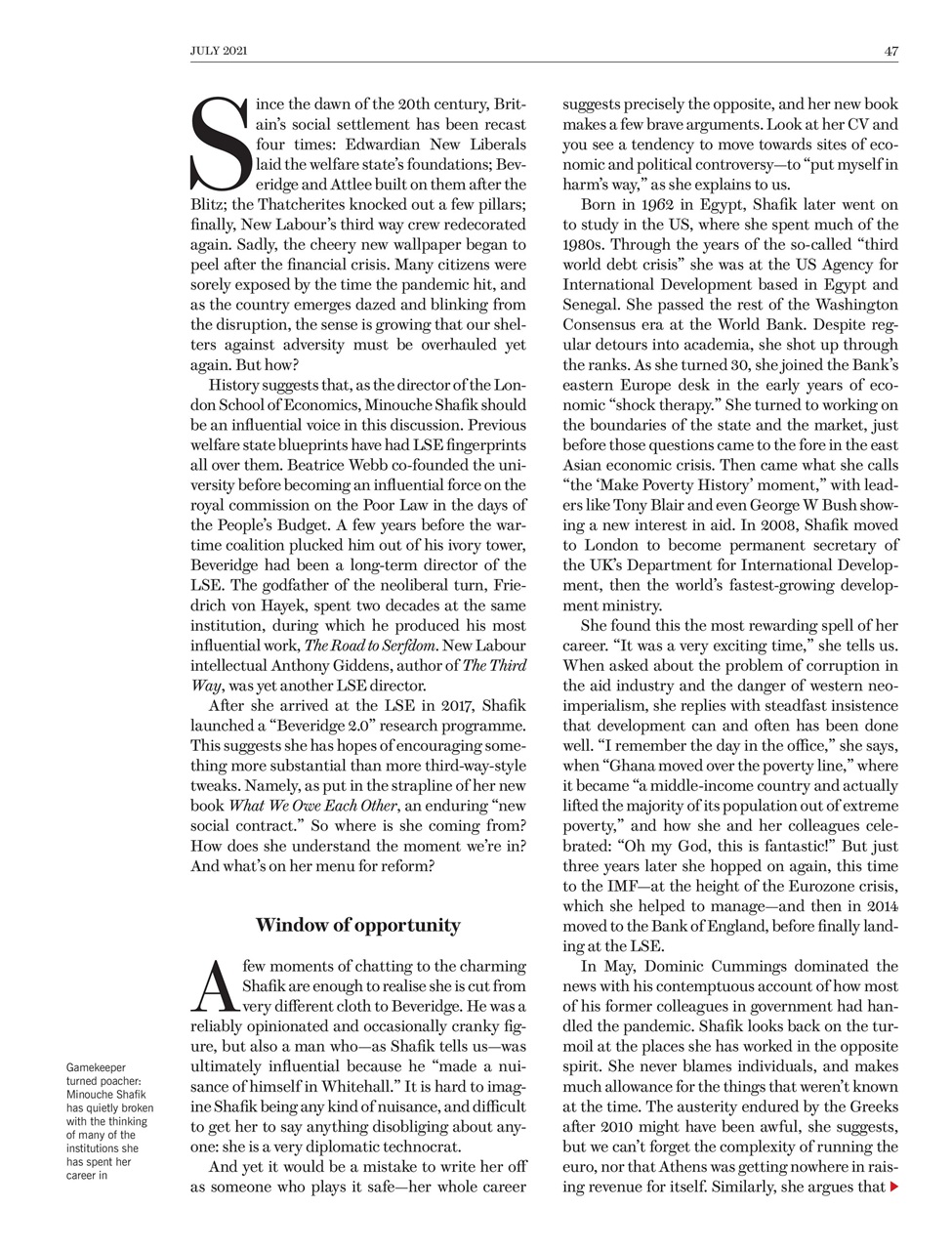 Prospect Magazine Preview Pages