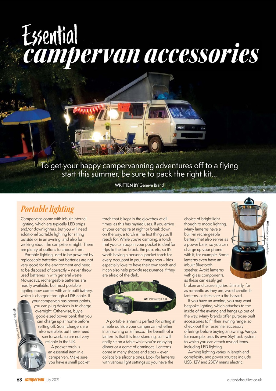 Campervan Preview Pages