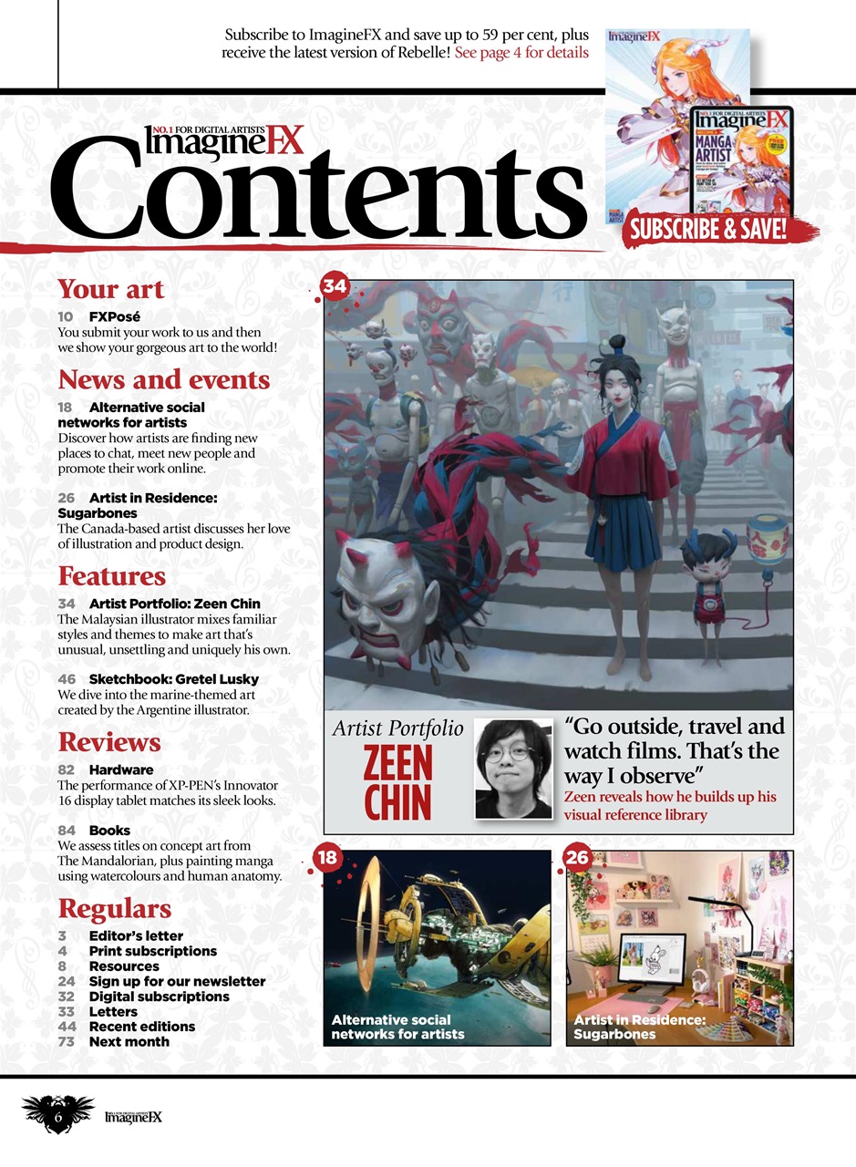 ImagineFX Preview Pages