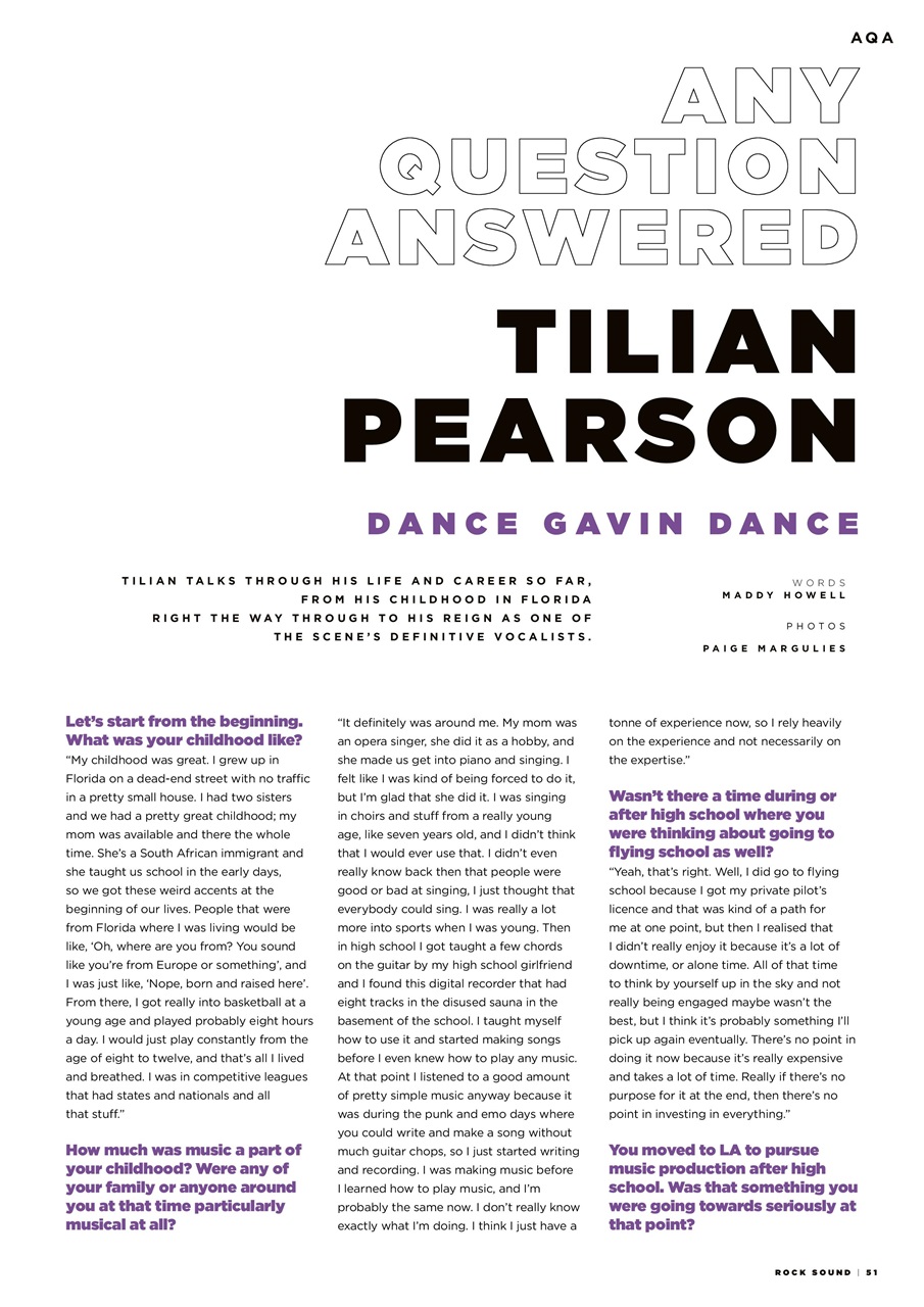 Rock Sound Magazine Preview Pages