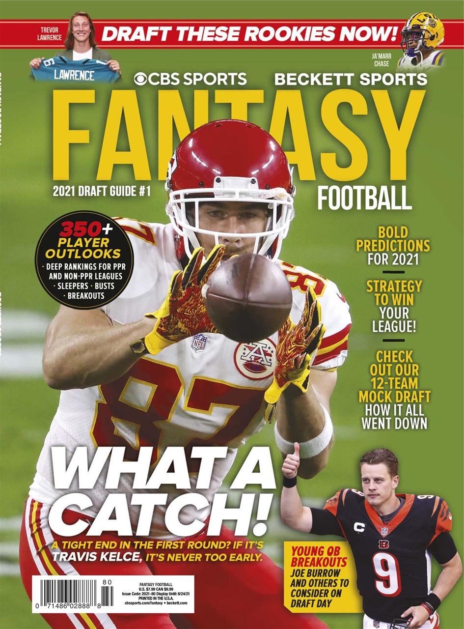 Beckett Football Magazine Preview Pages