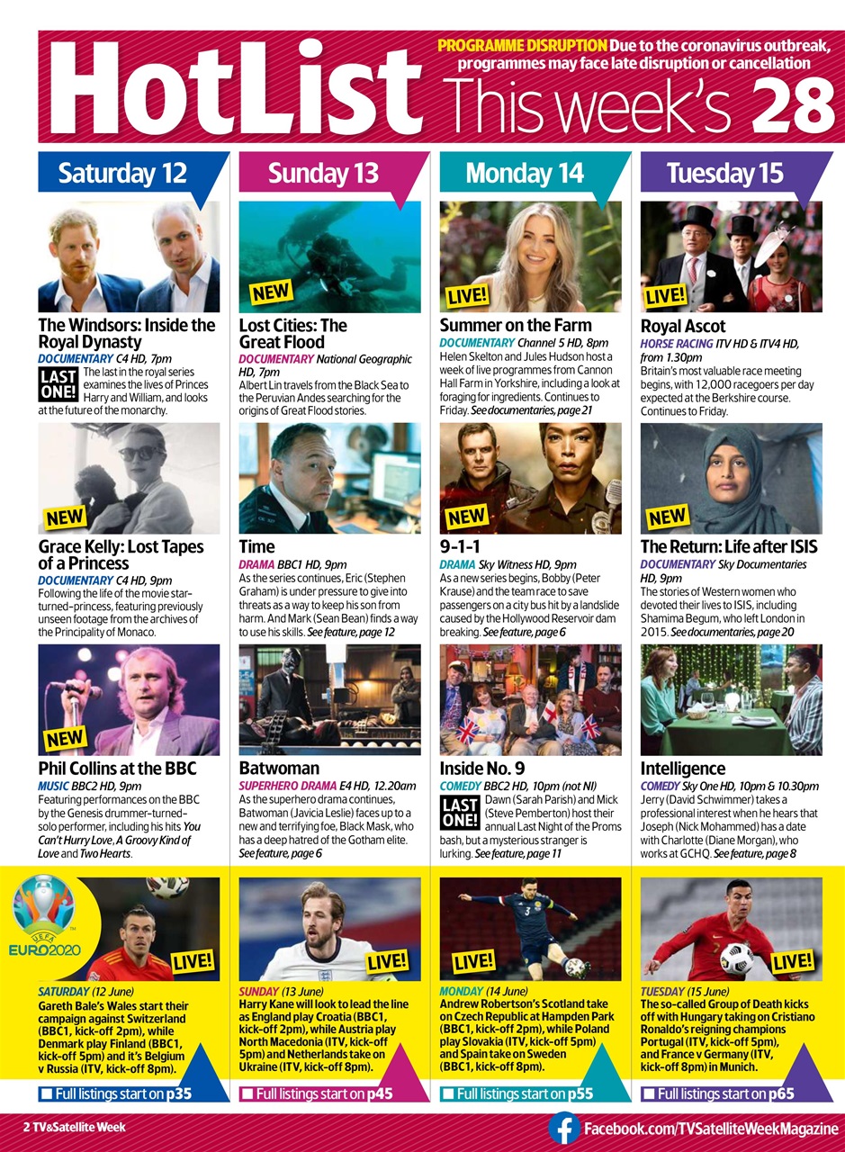 TV & Satellite Week Preview Pages