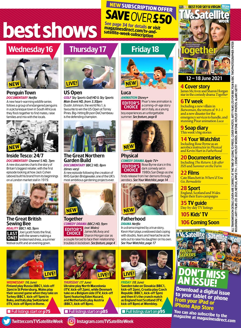 TV & Satellite Week Preview Pages