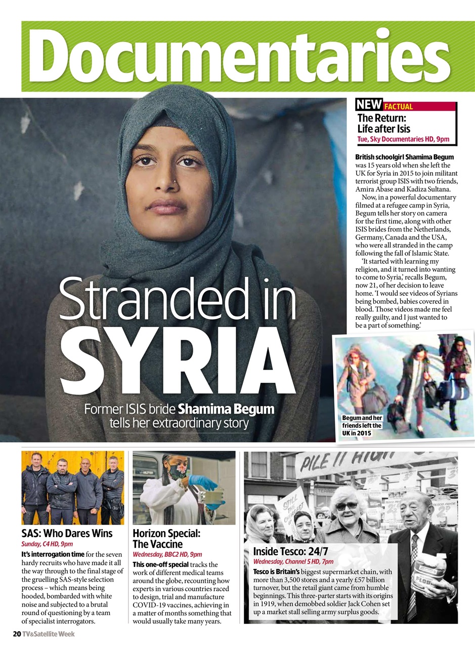 TV & Satellite Week Preview Pages