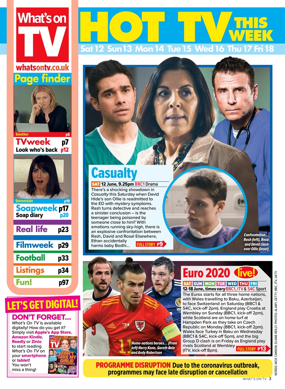 What's on TV Preview Pages