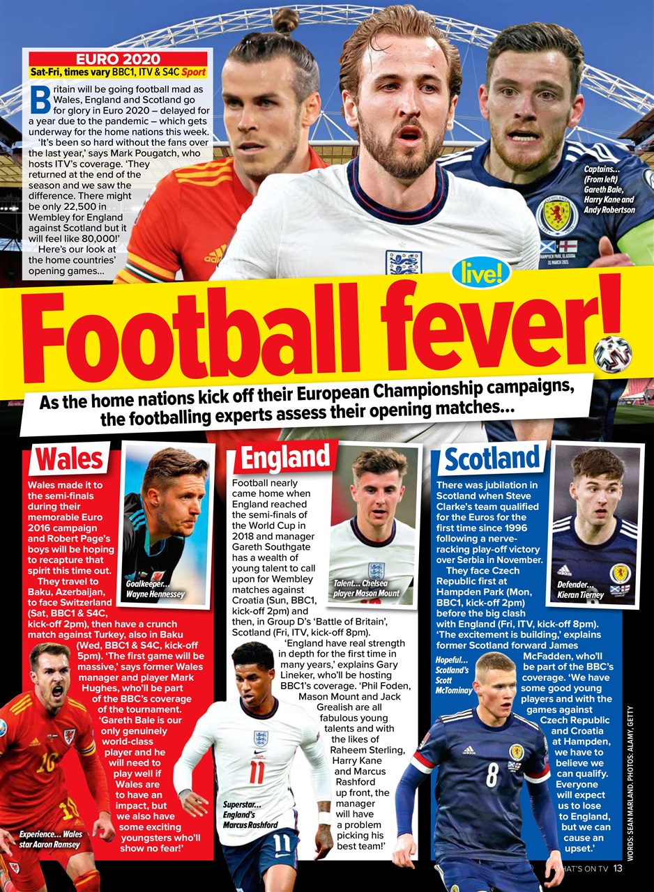 What's on TV Preview Pages