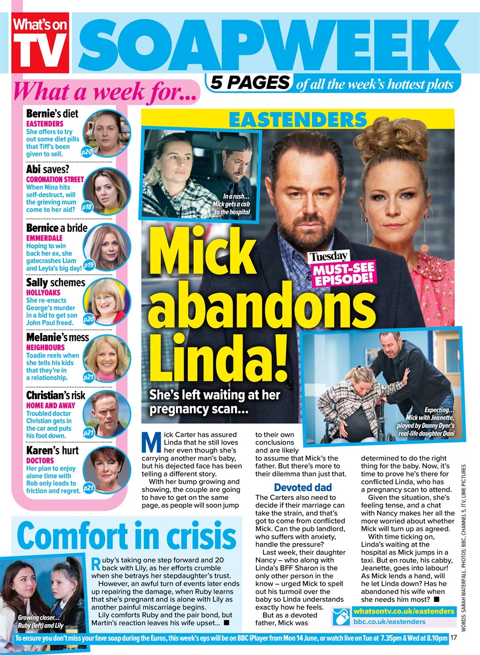 What's on TV Preview Pages