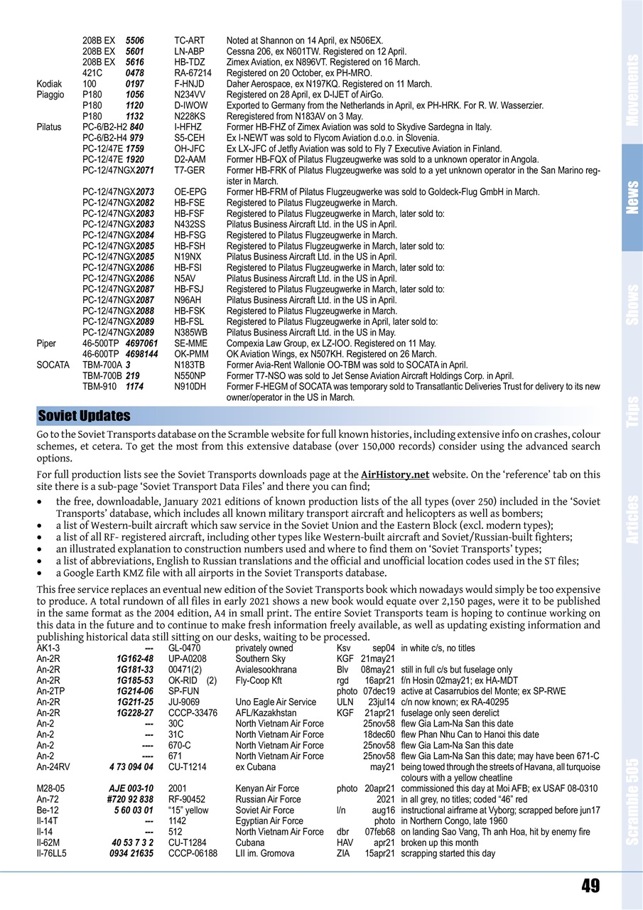Scramble Magazine Preview Pages