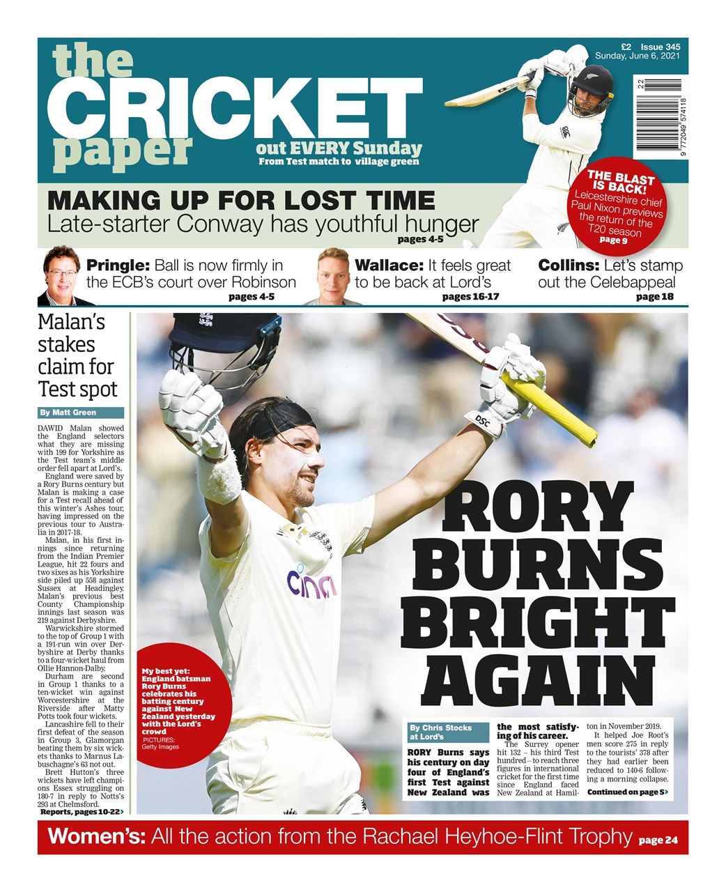 The Cricket Paper Preview Pages