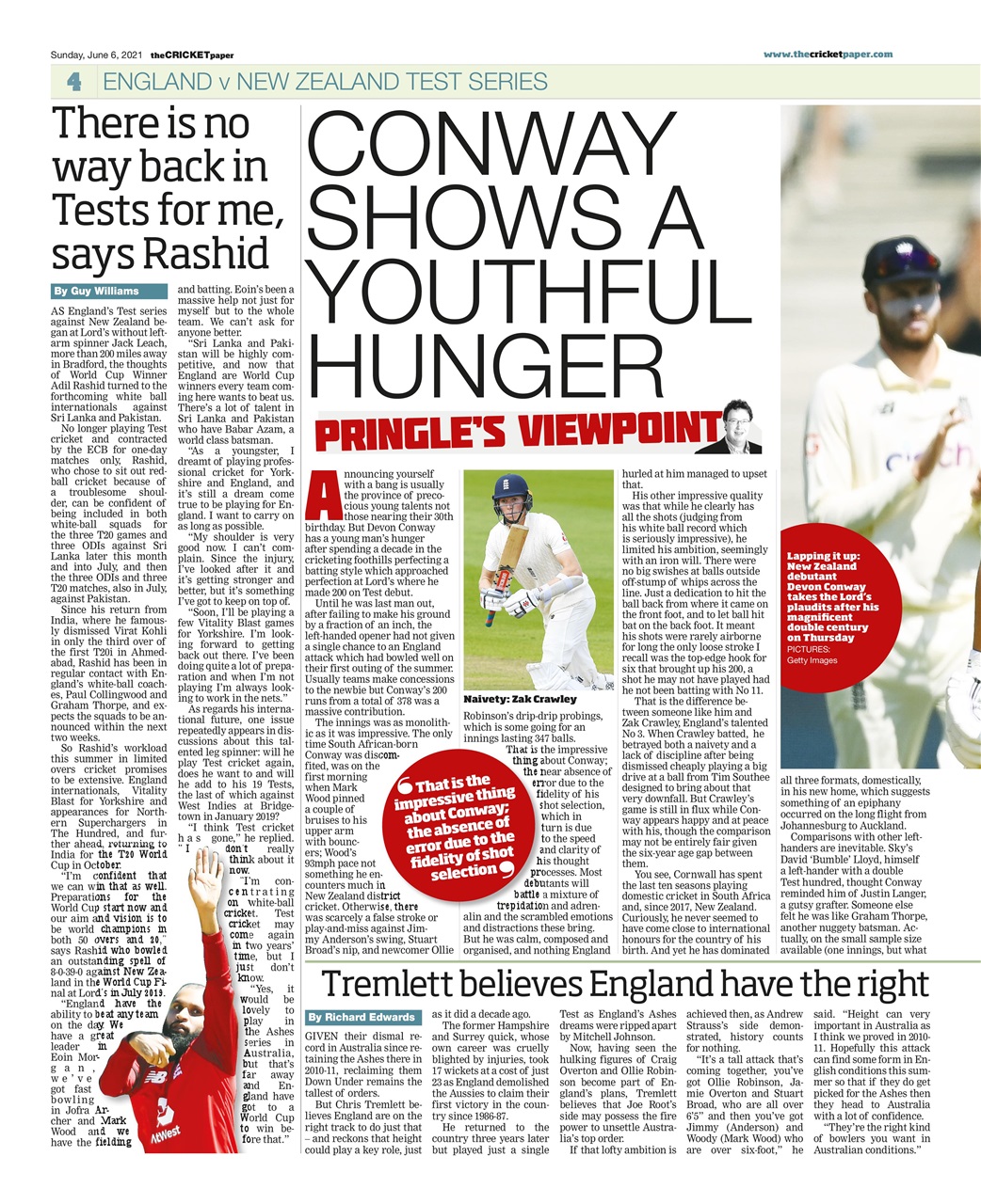The Cricket Paper Preview Pages