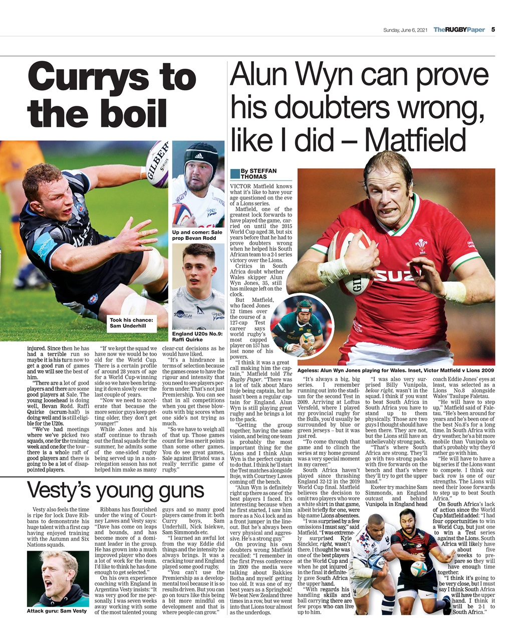 The Rugby Paper Preview Pages